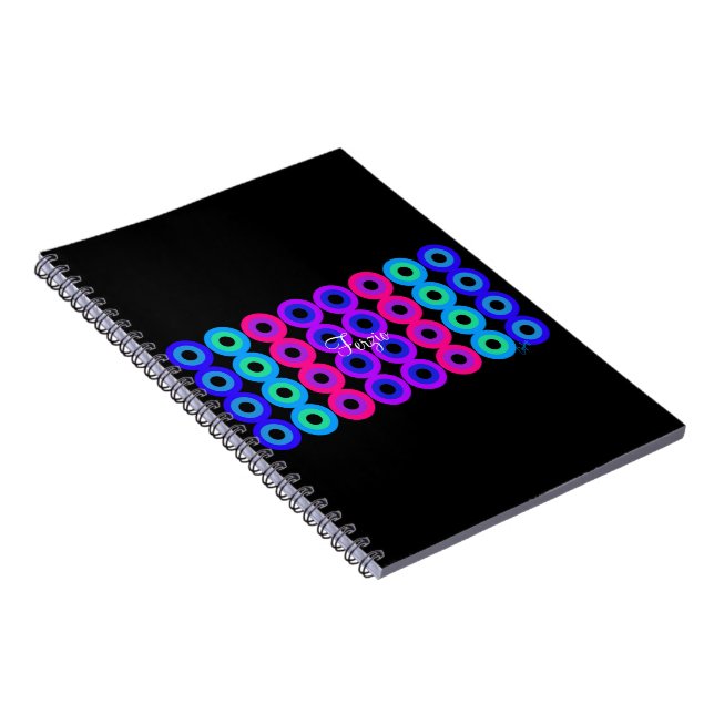 Carnet Cercles de néon (Côté Droit)