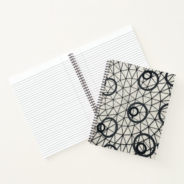 Carnet Cercles noirs et blancs (Intérieur)