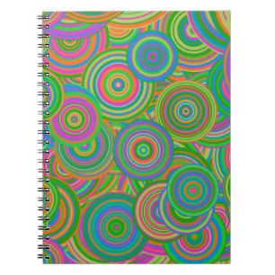 Carnet cercles rétro