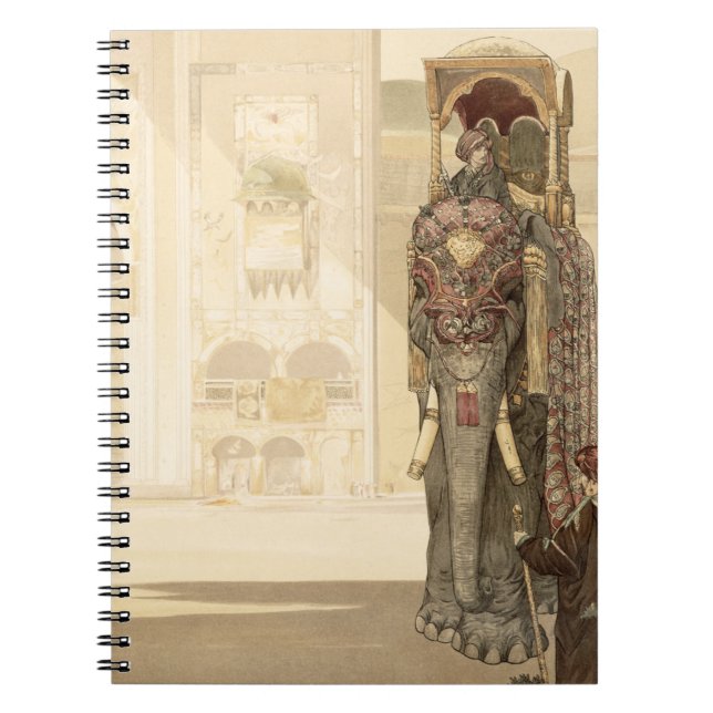 Carnet Ceremonial Elephant, from 'Le Jeune Book' by Rud (Devant)