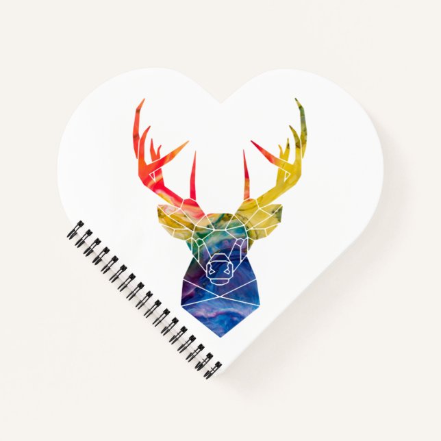 Carnet Cerf aquarelle (Devant)