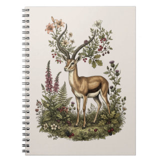 Carnet Cerf aux fleurs sauvages 