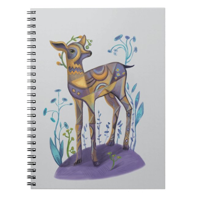 Carnet cerf mignon (Devant)