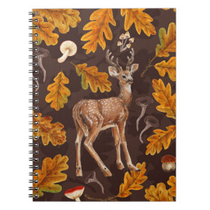 Carnet Cerfs dans la forêt automnale 2