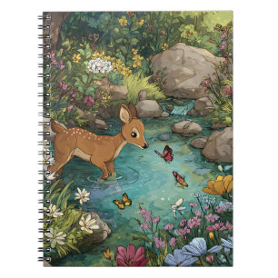 Carnet Cerfs Fantaisistes dans l'Art de l'Étang de la For