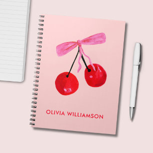 Carnet Cerise & Bow rose