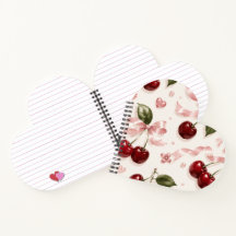 Cerise Coquette & Nœud en Satin Rose Motif Sans Co