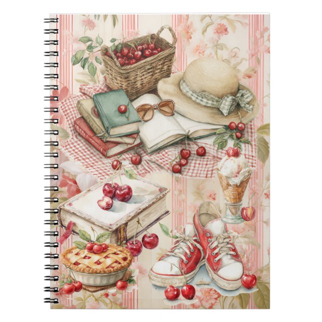 Carnet Cerises Douces d'Été (Devant)