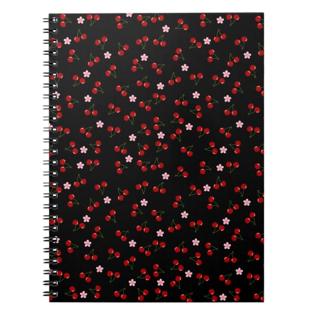 Carnet Cerises noires (Devant)