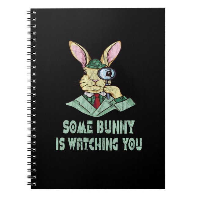 Carnet Certains lapins vous regardent Lapin de Pâques (Devant)