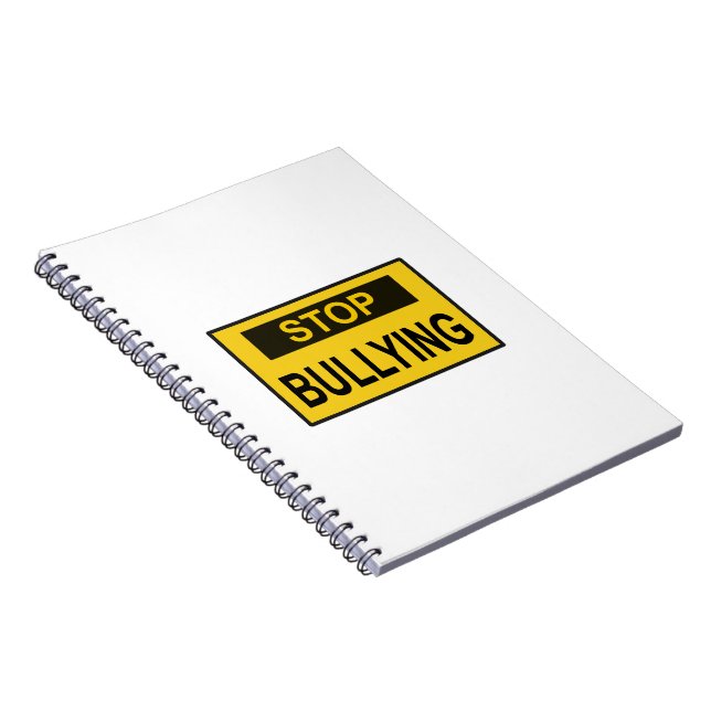 Carnet Cesser le signe d'intimidation jaune (Côté Droit)