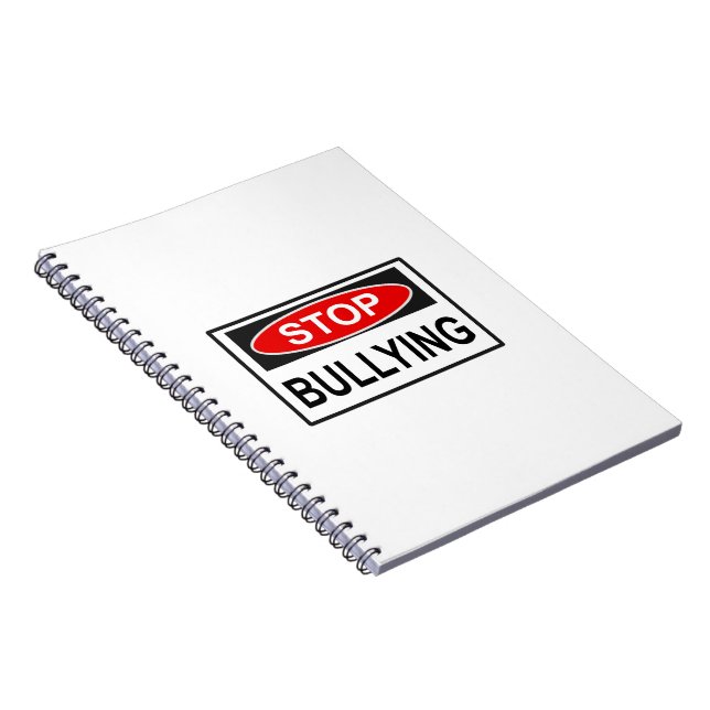 Carnet Cesser le signe d'intimidation rouge (Côté Droit)