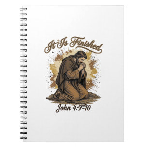 Carnet C'est Fini Verset Biblique Chemise Chrétienne Vint