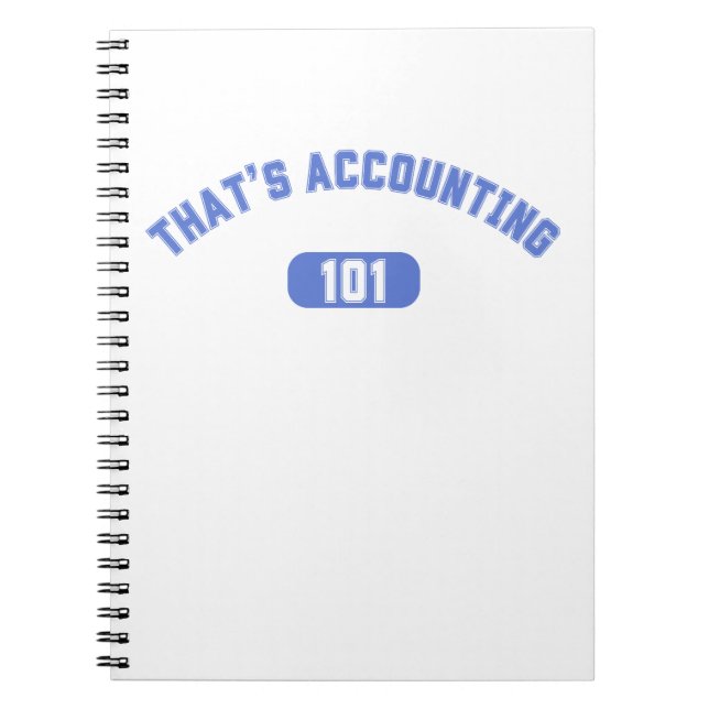 Carnet C'est la comptabilité 101 (Devant)
