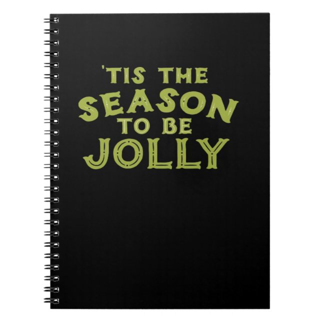 Carnet C'Est La Saison Drôle Joyeux Noël (Devant)