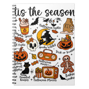 Carnet 'C'est la saison Halloween Doodles