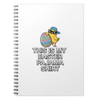 Carnet C'est Ma Chemise de Pyjama de Pâques Poulet Œuf Ga