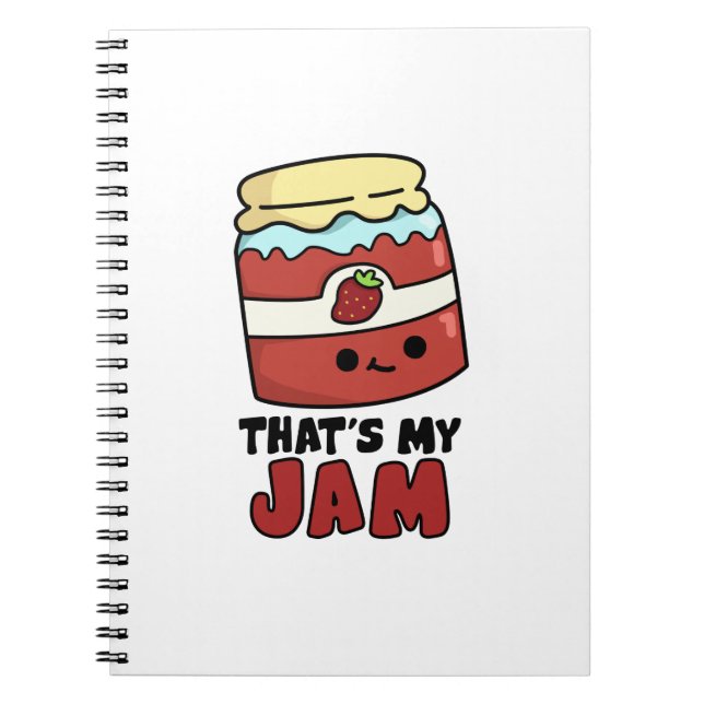 Carnet C'est ma confiture Blague pot de confiture drôle  (Devant)