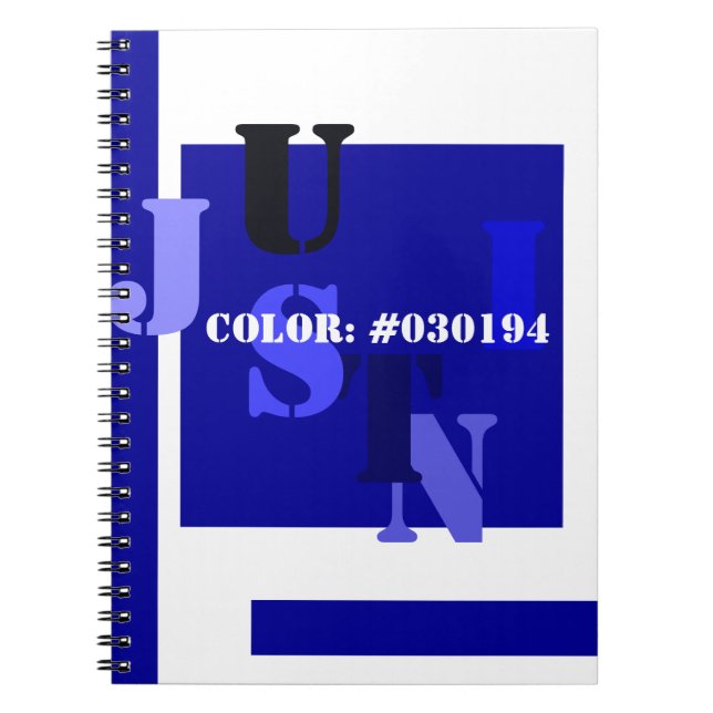 Carnet C'est ma couleur (Devant)