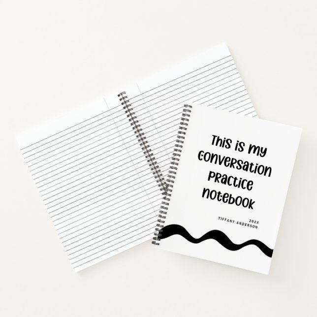 Carnet C'est ma pratique de conversation Drôle Introverti (Intérieur)