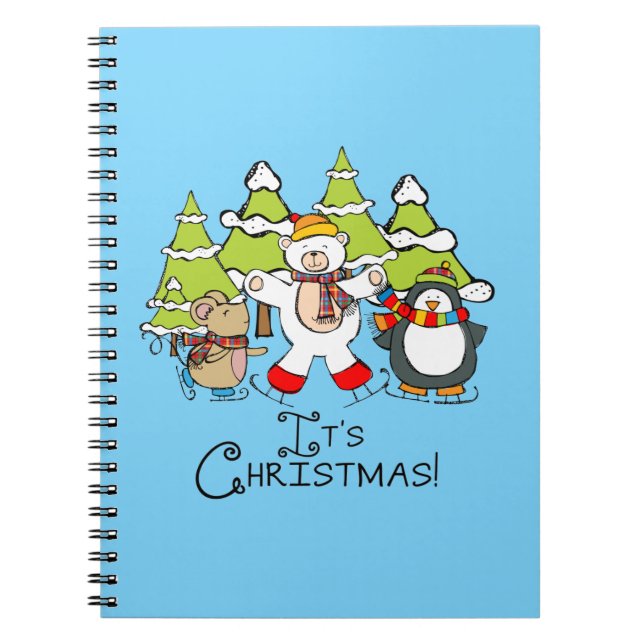 Carnet C'est Noël pour les animaux (Devant)