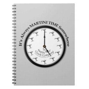 CARNET C'EST TOUJOURS L'HEURE DU MARTINI QUELQUE PART ÉTI