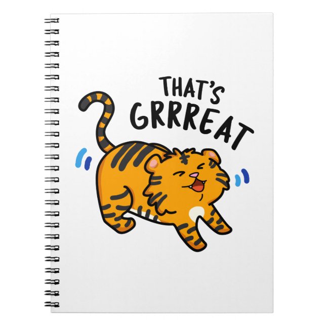 Carnet C'est un jeu de mots super rigolo de Tigre Grognon (Devant)