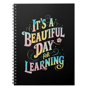 Carnet C'est une belle journée pour apprendre le retour à