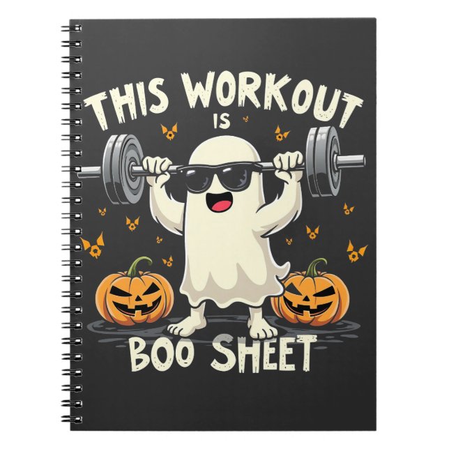 Carnet Cet Exercice Est Boo Sheet Éffrayant Halloween Fit (Devant)