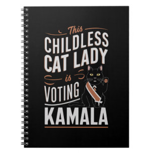 Carnet Cette dame de chats sans enfants vote Kamala