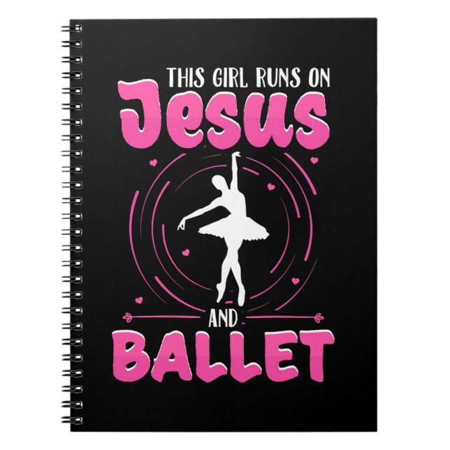 Carnet Cette Fille Joue Sur Jésus Et Danse De Ballet (Devant)