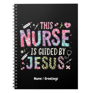 Carnet Cette Infirmière est guidée par Jésus Faith-Filled