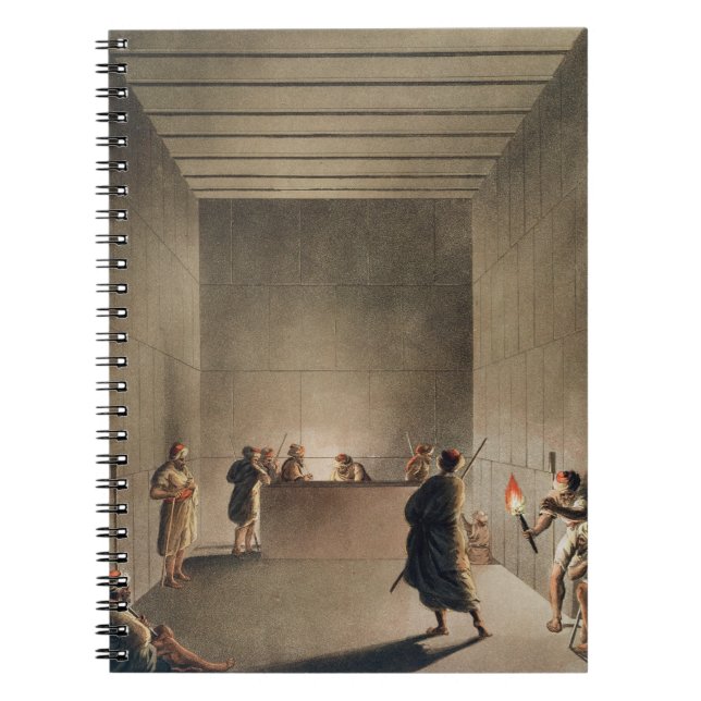 Carnet Chambre et sarcophage dans la grande pyramide du (Devant)