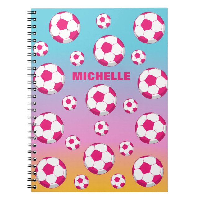 Carnet Champ de soccer personnalisé (Devant)