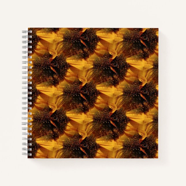 Carnet Champ de tournesols... (Devant)