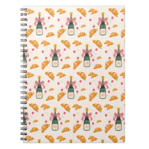 Carnet Champagne et croissants