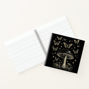 Carnet champignon papillon
