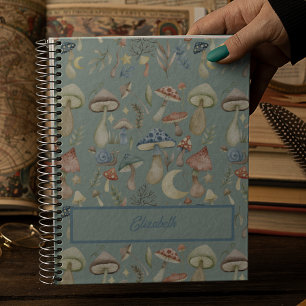 Carnet Champignons magiques Hygge mystique Personnalisé