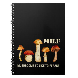Carnet Champignons Milfs J'Aimerais Fourrer, Champignons 
