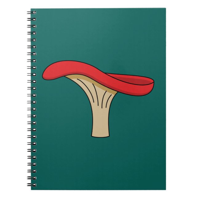 Carnet Champignons rouges caricaturés (Devant)
