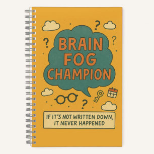 Carnet Champion de la brume cérébrale