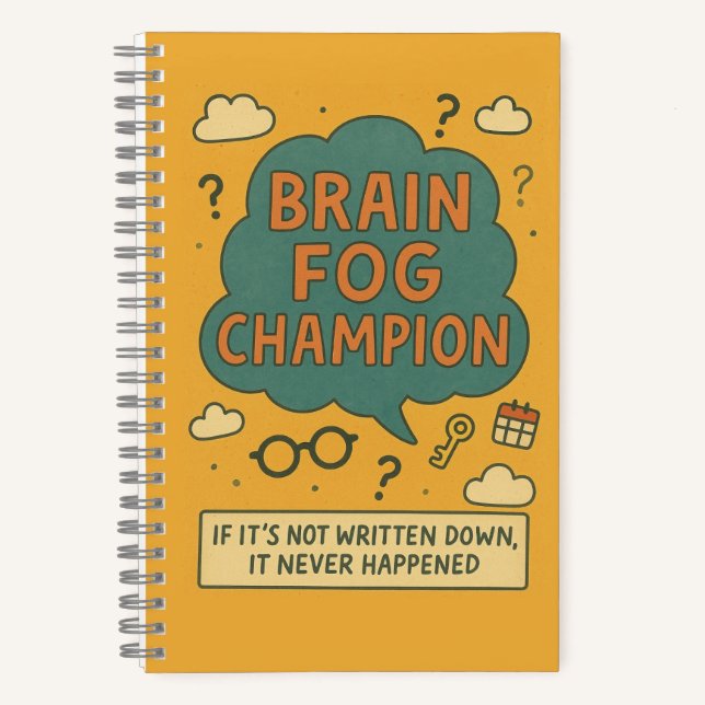 Carnet Champion de la brume cérébrale (Recto)
