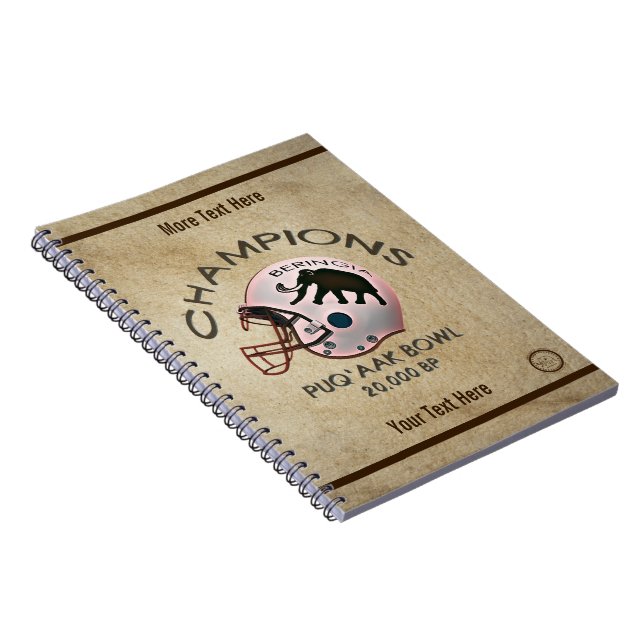 Carnet Championnat de bol de l'Université de Beringia Puq (Côté Droit)