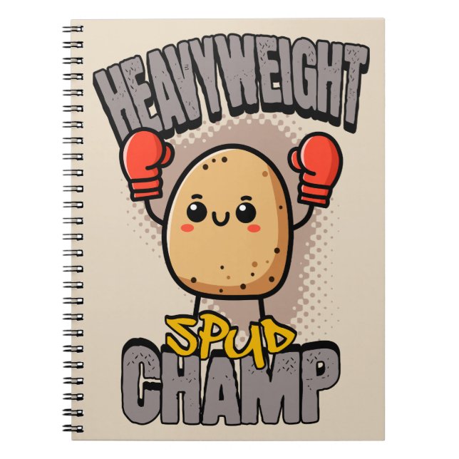 Carnet Championnat de boxe de pomme de terre poids lourd  (Devant)