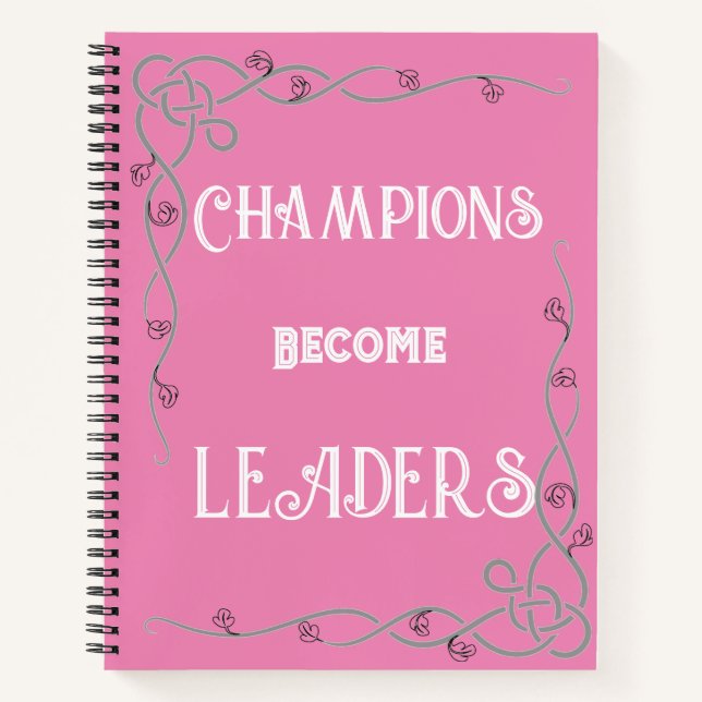 Carnet Champions Become Leaders  (Devant)