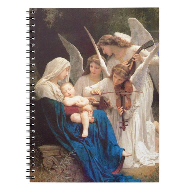 Carnet Chanson des Anges - William-Adolphe Bouguereau (Devant)