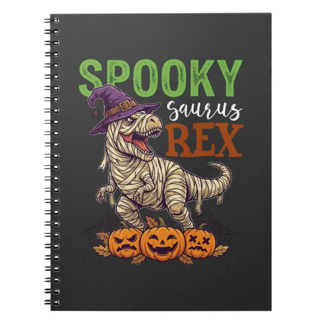 Carnet Chapeau de sorcière de dinosaure de mummy de Sauru (Devant)