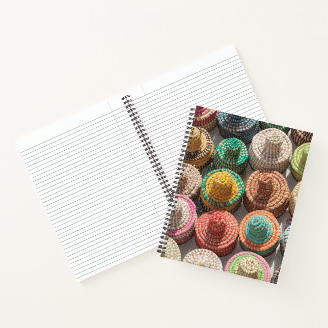 Carnet Chapeaux Tissés Colorés (Intérieur)