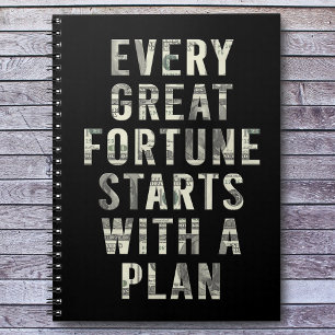 Carnet Chaque Citation Motivationnelle Fortune