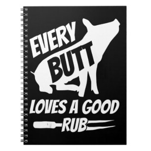 Carnet Chaque fessier aime un bon frottement Funny Pig Po